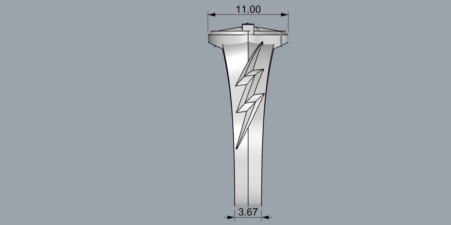 The flash 9 diamond ring 3D print model_13