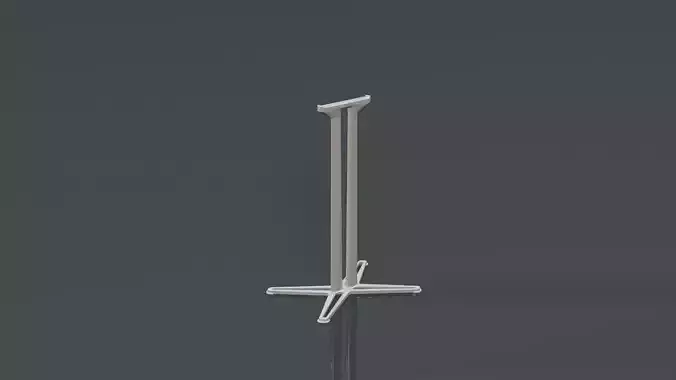 Headphone Stand Version D 3D Model 