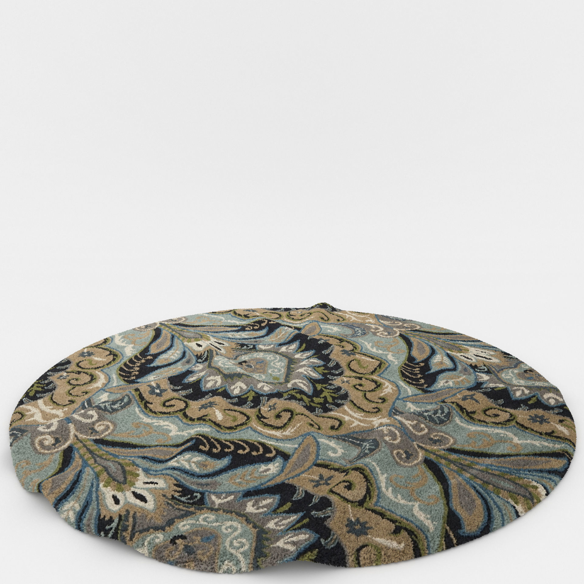 Rugs No 182 Low-poly 3D model_7