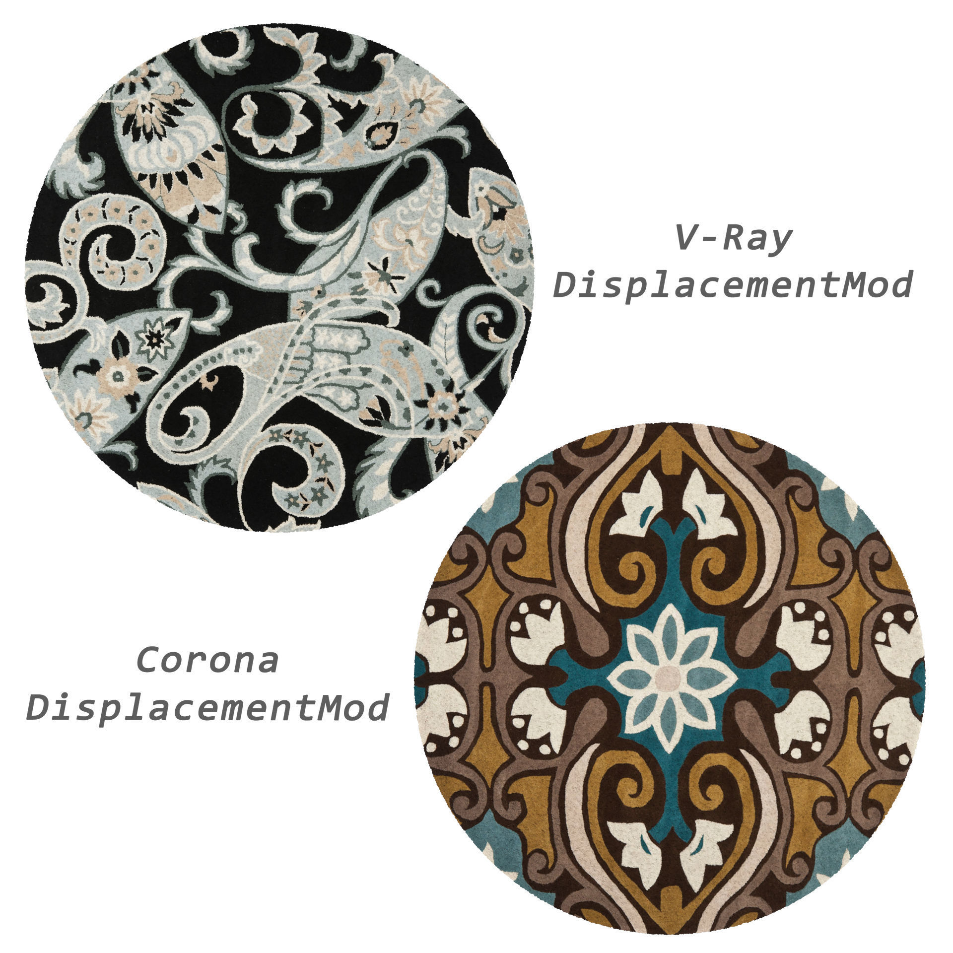 Rugs No 182 Low-poly 3D model_2