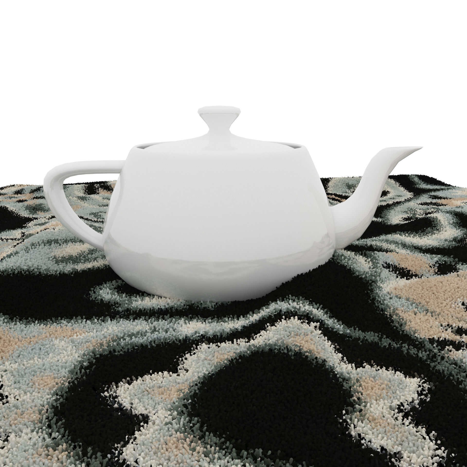 Rugs No 182 Low-poly 3D model_8