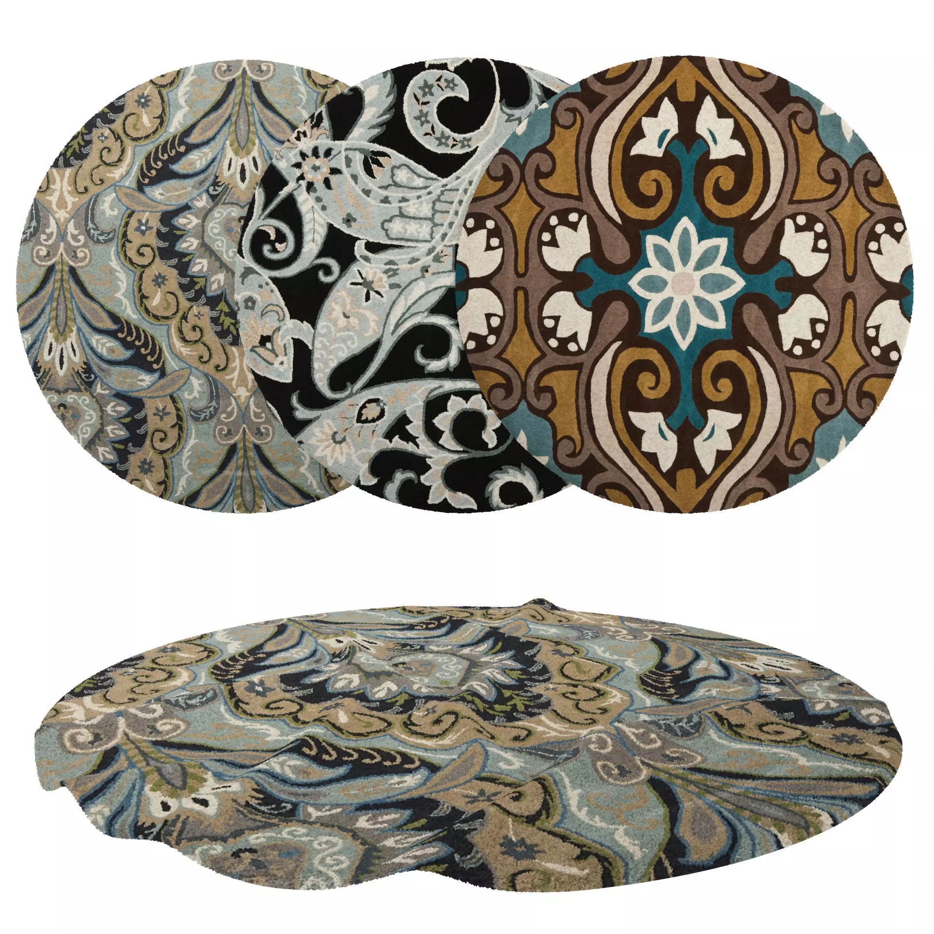 Rugs No 182 Low-poly 3D model_0