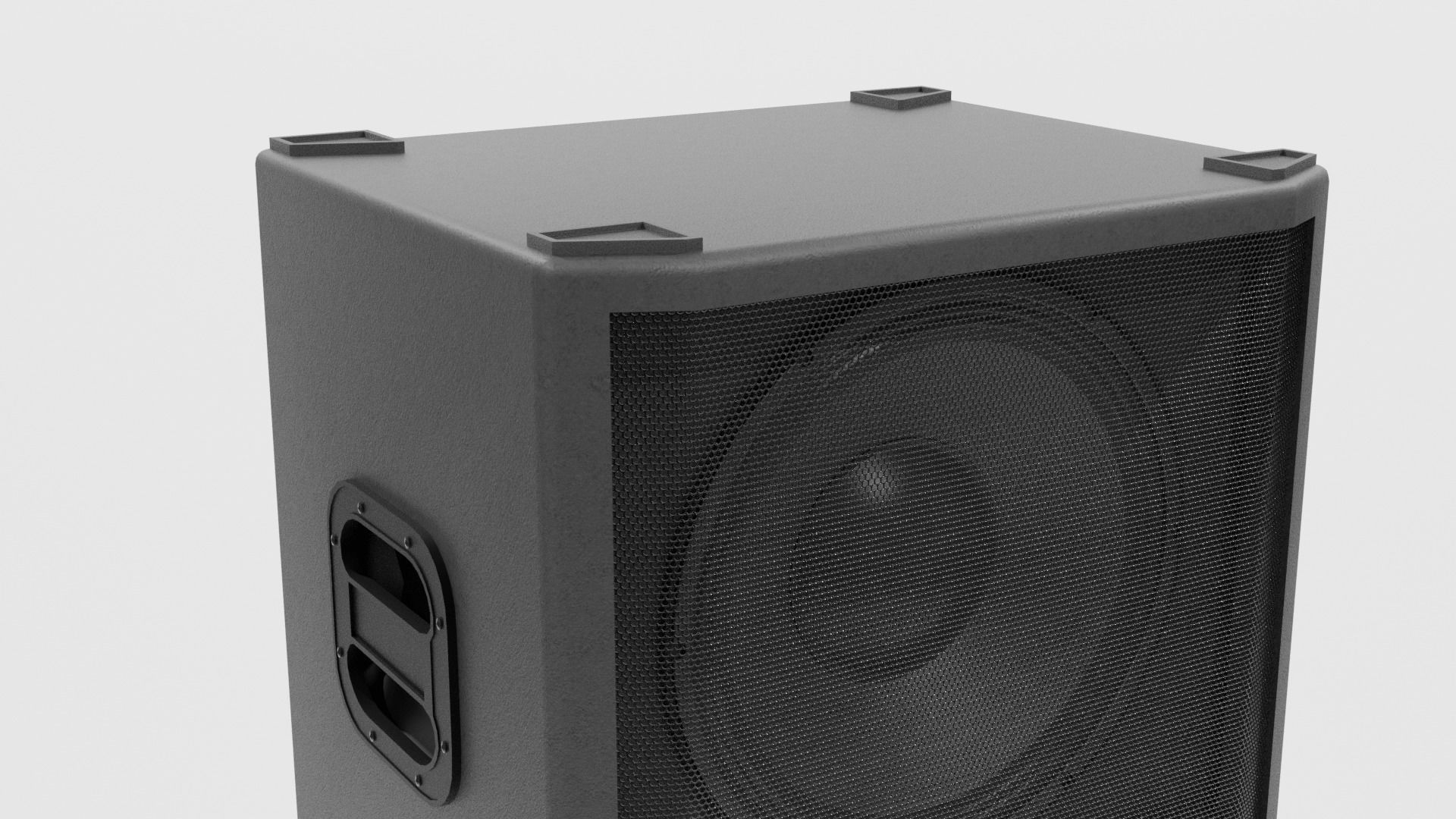speaker sound 02 - blender 3d 3D model_38