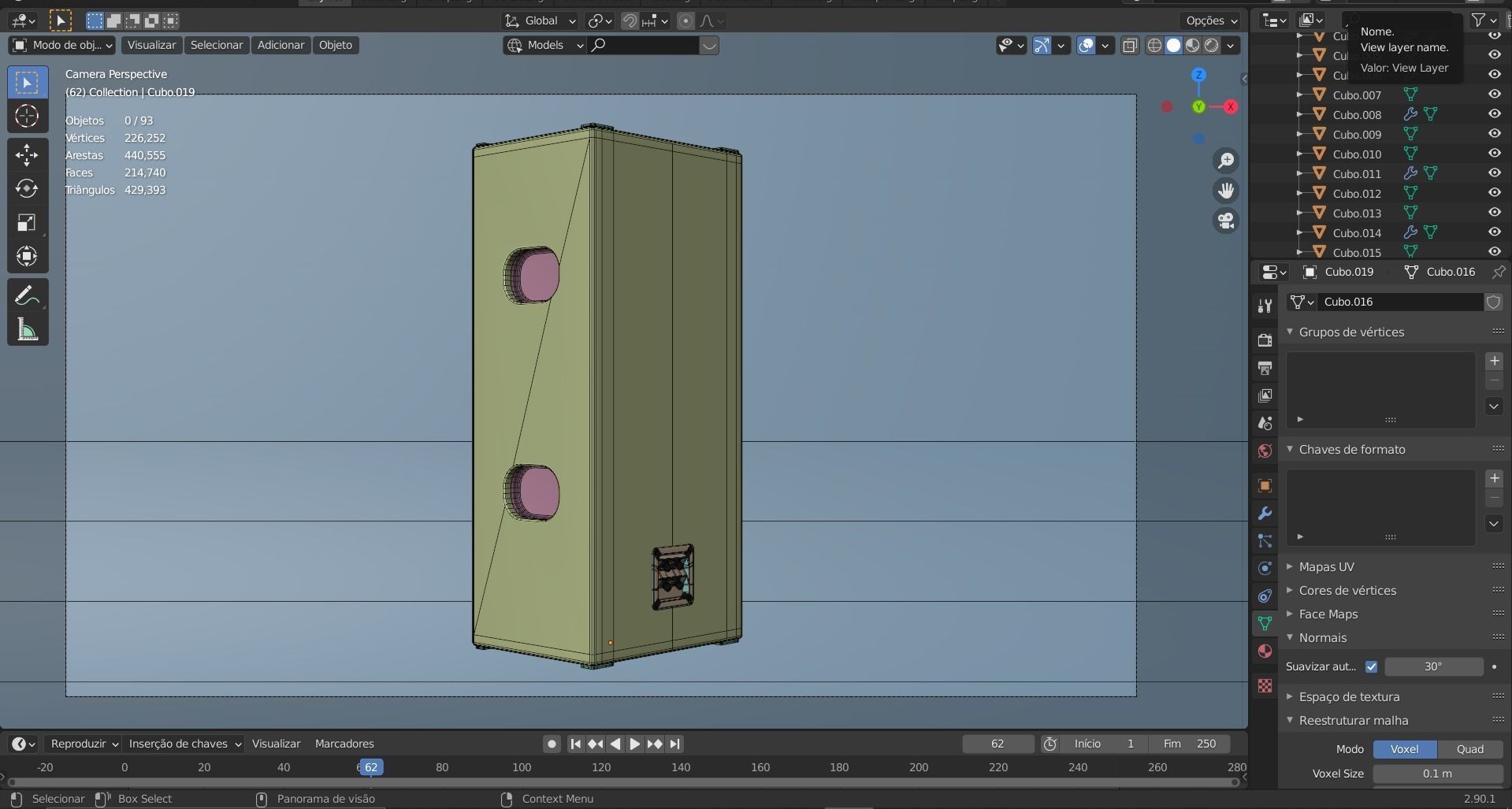 speaker sound 02 - blender 3d 3D model_65