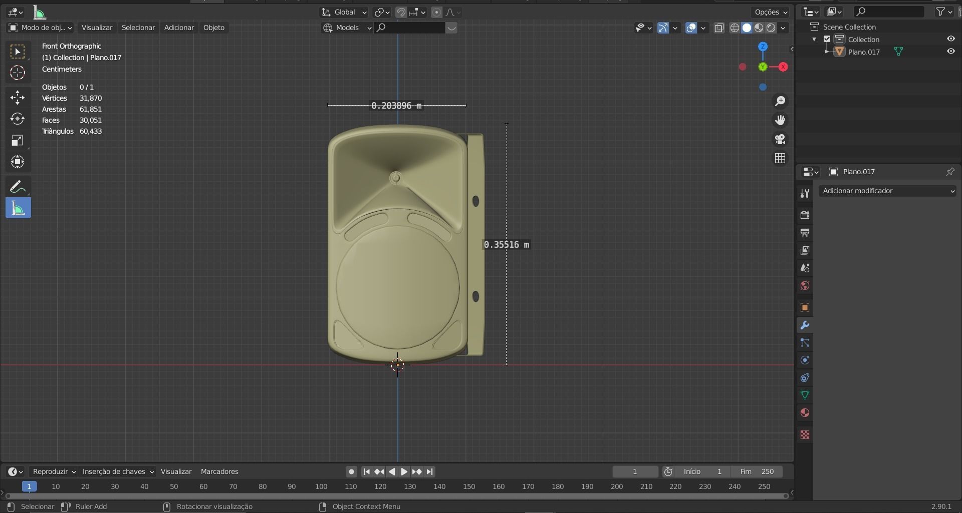 speaker sound 02 - blender 3d 3D model_75