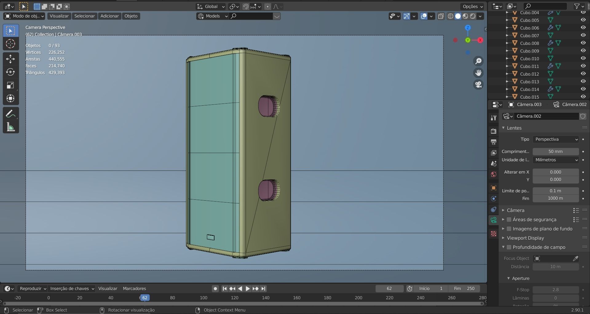 speaker sound 02 - blender 3d 3D model_64
