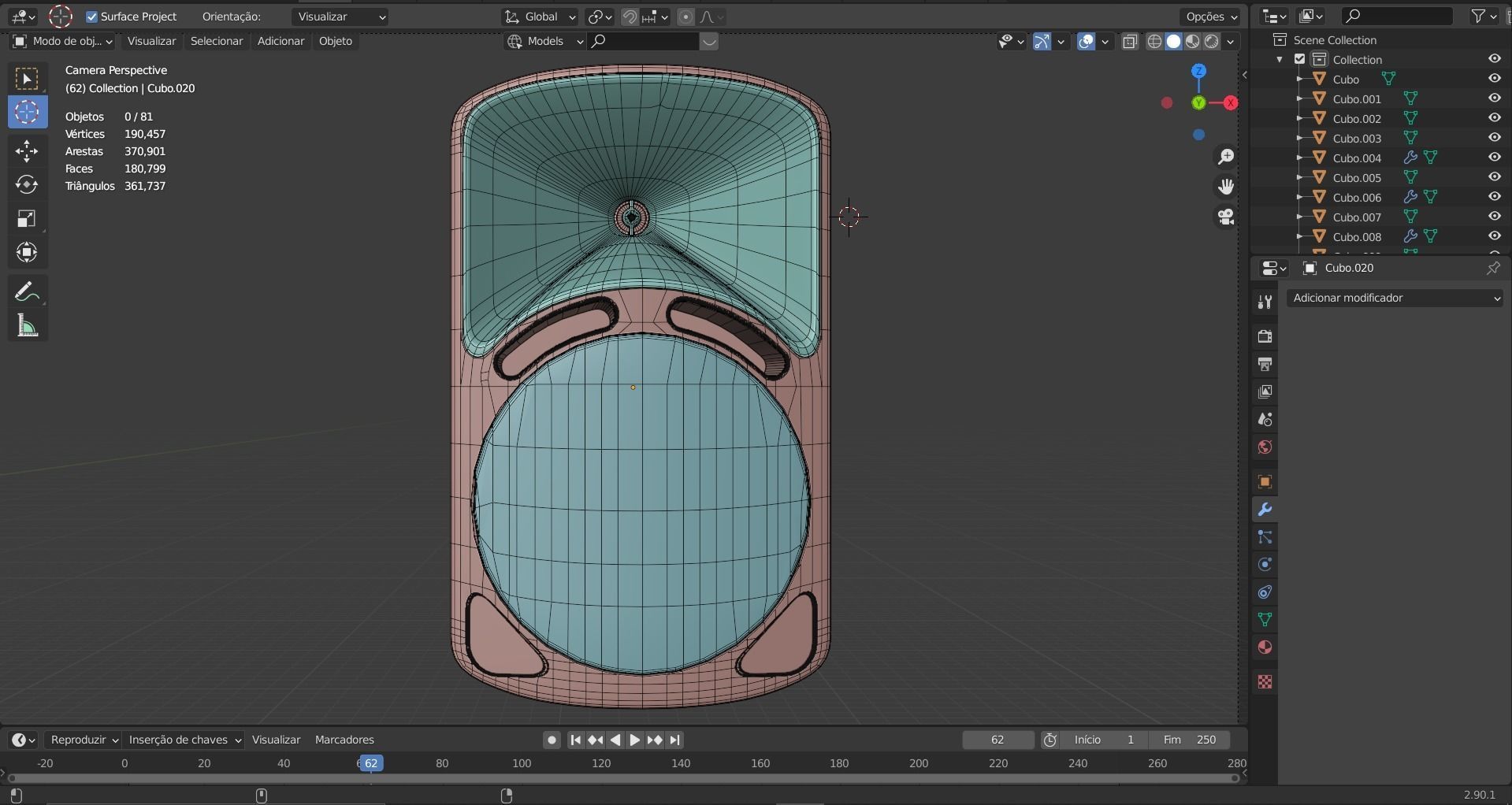 speaker sound 02 - blender 3d 3D model_83