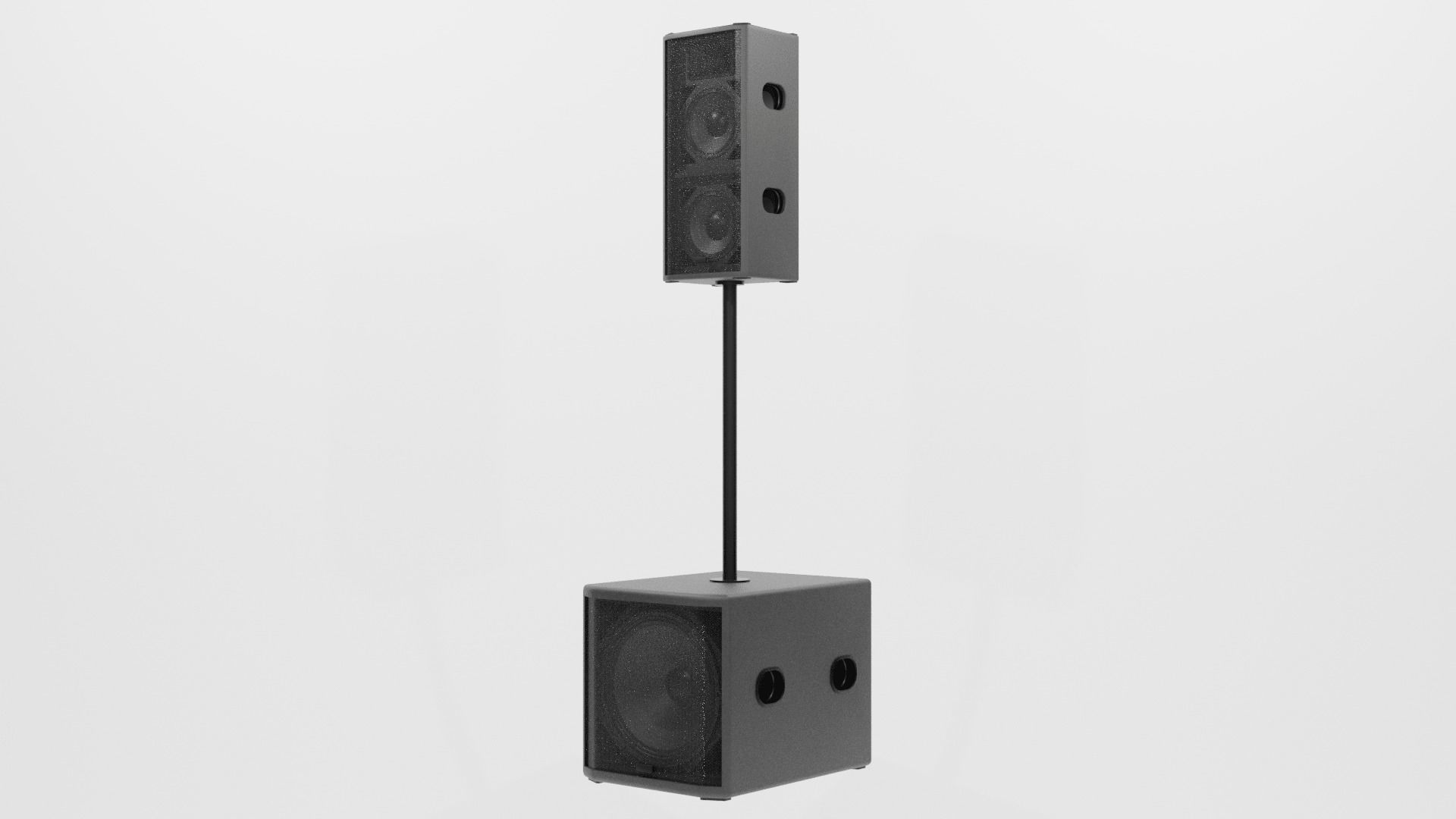 speaker sound 02 - blender 3d 3D model_42