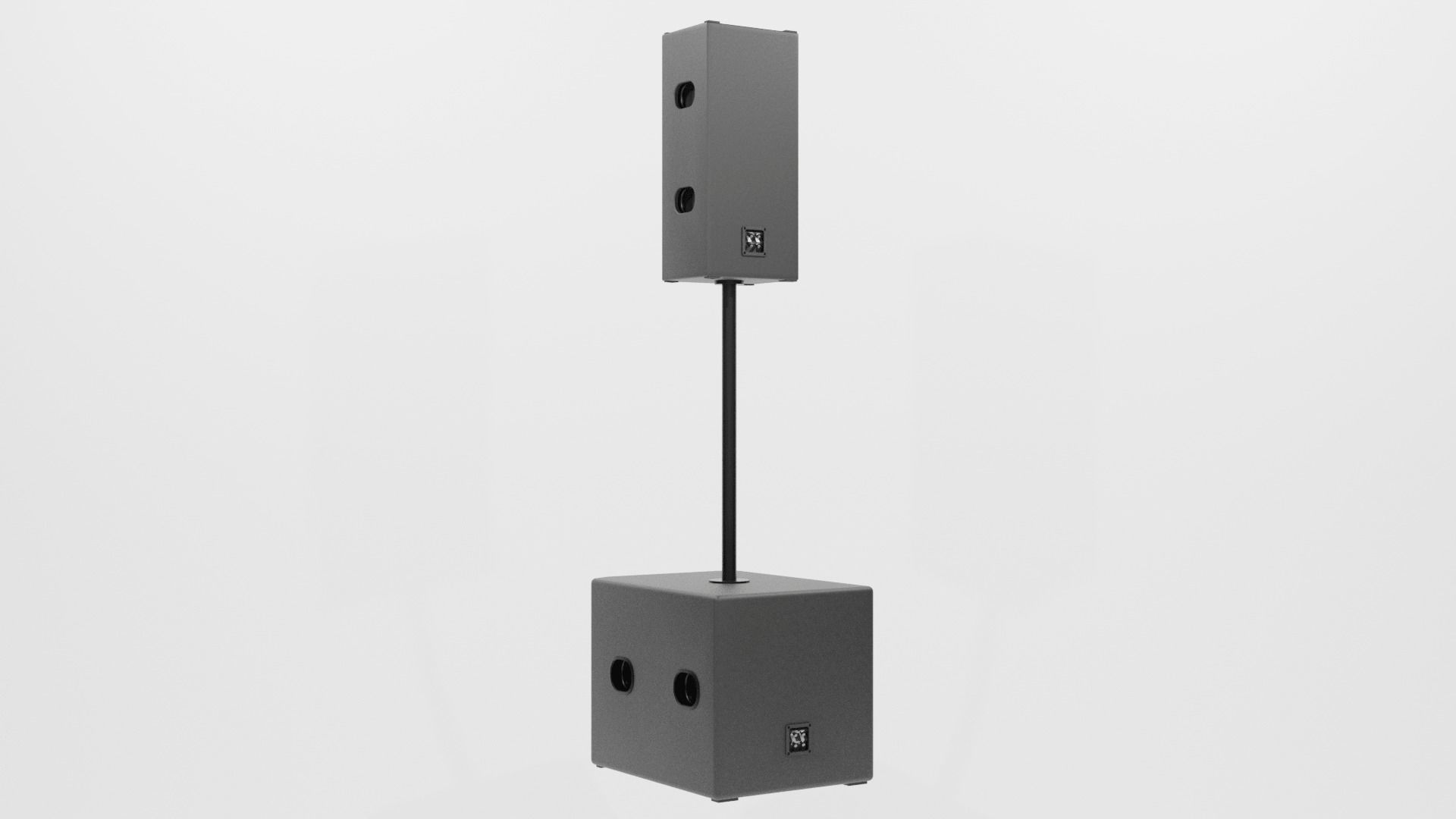 speaker sound 02 - blender 3d 3D model_46