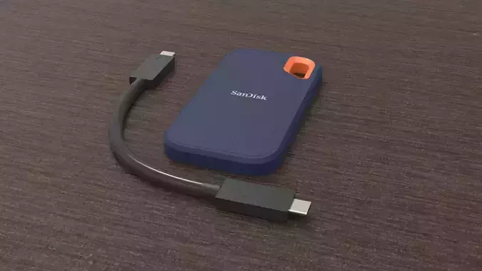SanDisk Portable SSD Type-C 3D Model