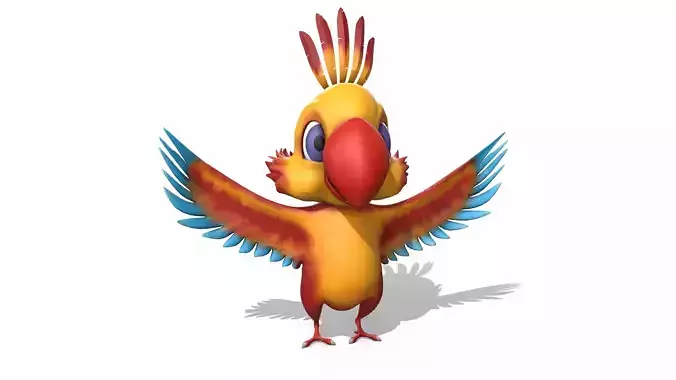 Cartoon Parrot
