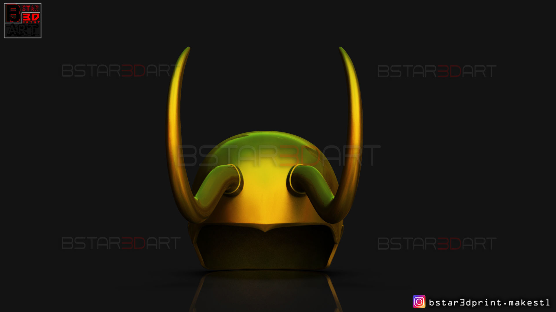 Classic Loki Helmet - Loki TV series - Marvel Comics 3D print model_6