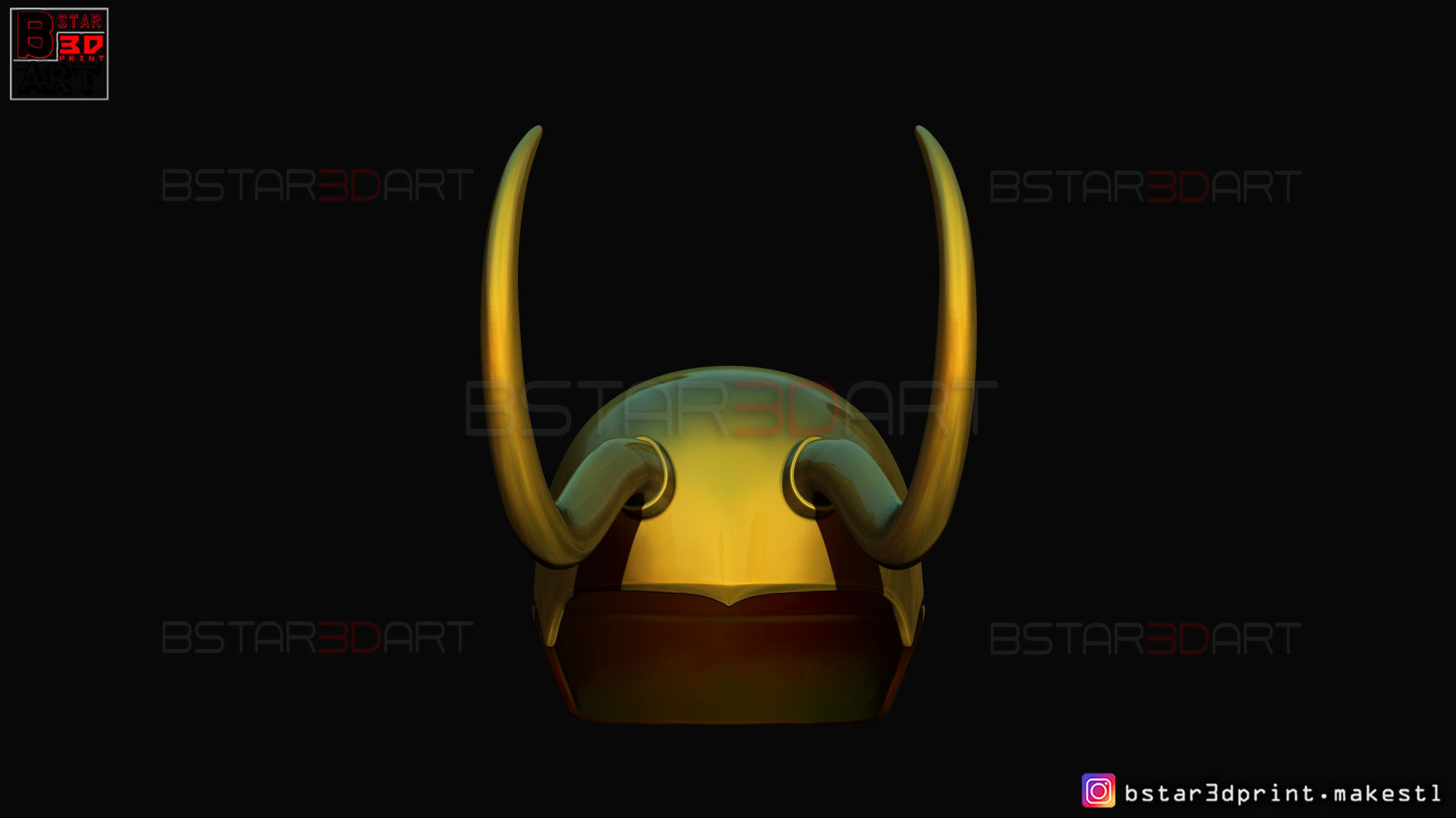 Classic Loki Helmet - Loki TV series - Marvel Comics 3D print model_7