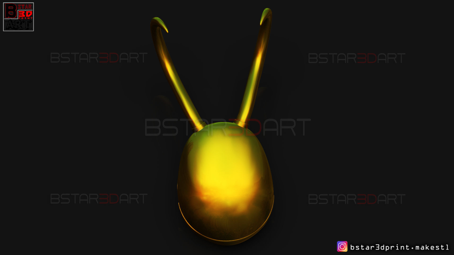 Classic Loki Helmet - Loki TV series - Marvel Comics 3D print model_3