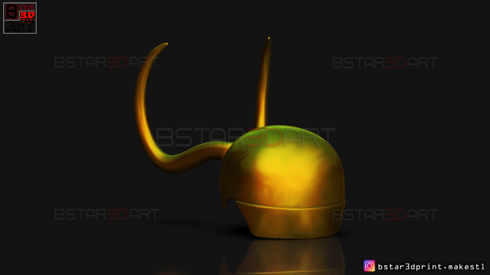 Classic Loki Helmet - Loki TV series - Marvel Comics 3D print model_2