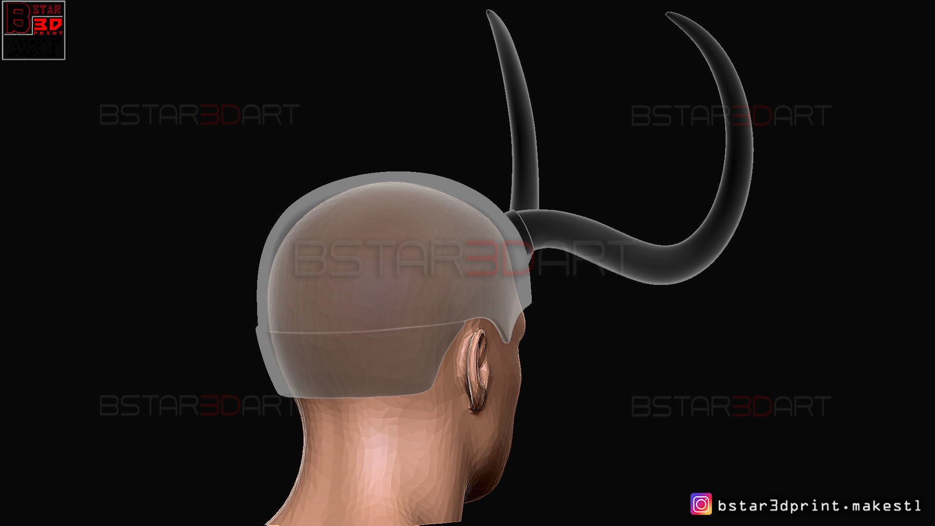 Classic Loki Helmet - Loki TV series - Marvel Comics 3D print model_18