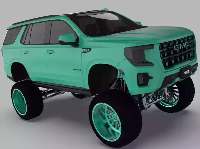 2021 Lifted truck  3D model