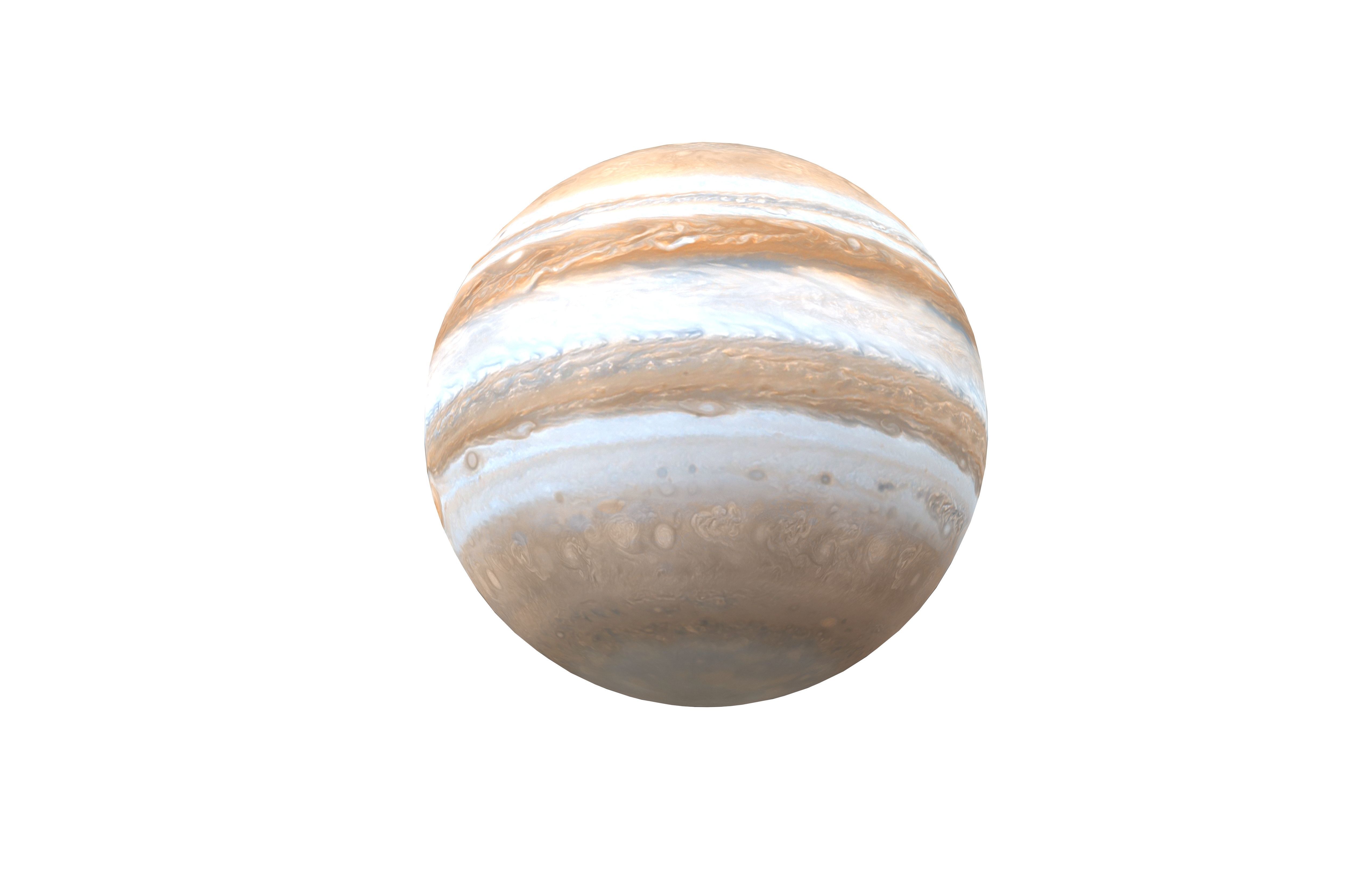 Jupiter v1 001 Low-poly 3D model_3