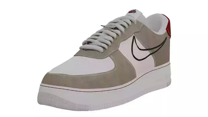 Nike Air Force 1 07 3D model