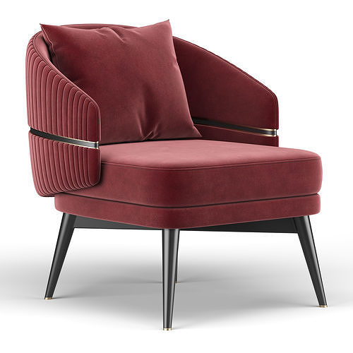 Billy Armchair 3D model 4