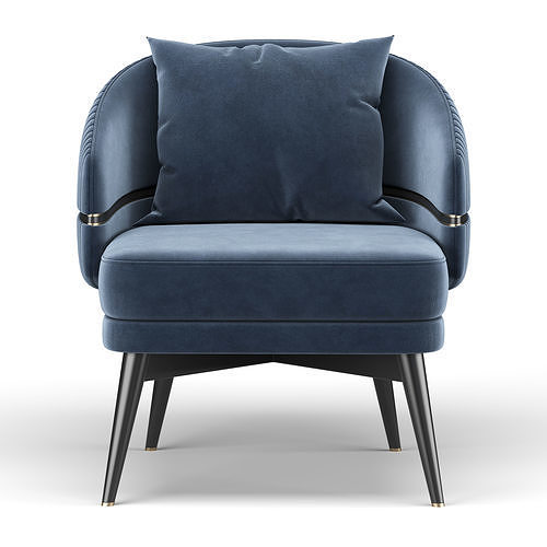 Billy Armchair 3D model 3