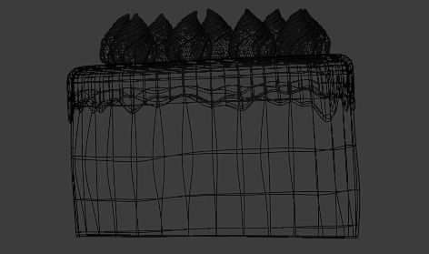 Chocolate Cake 3D model_1