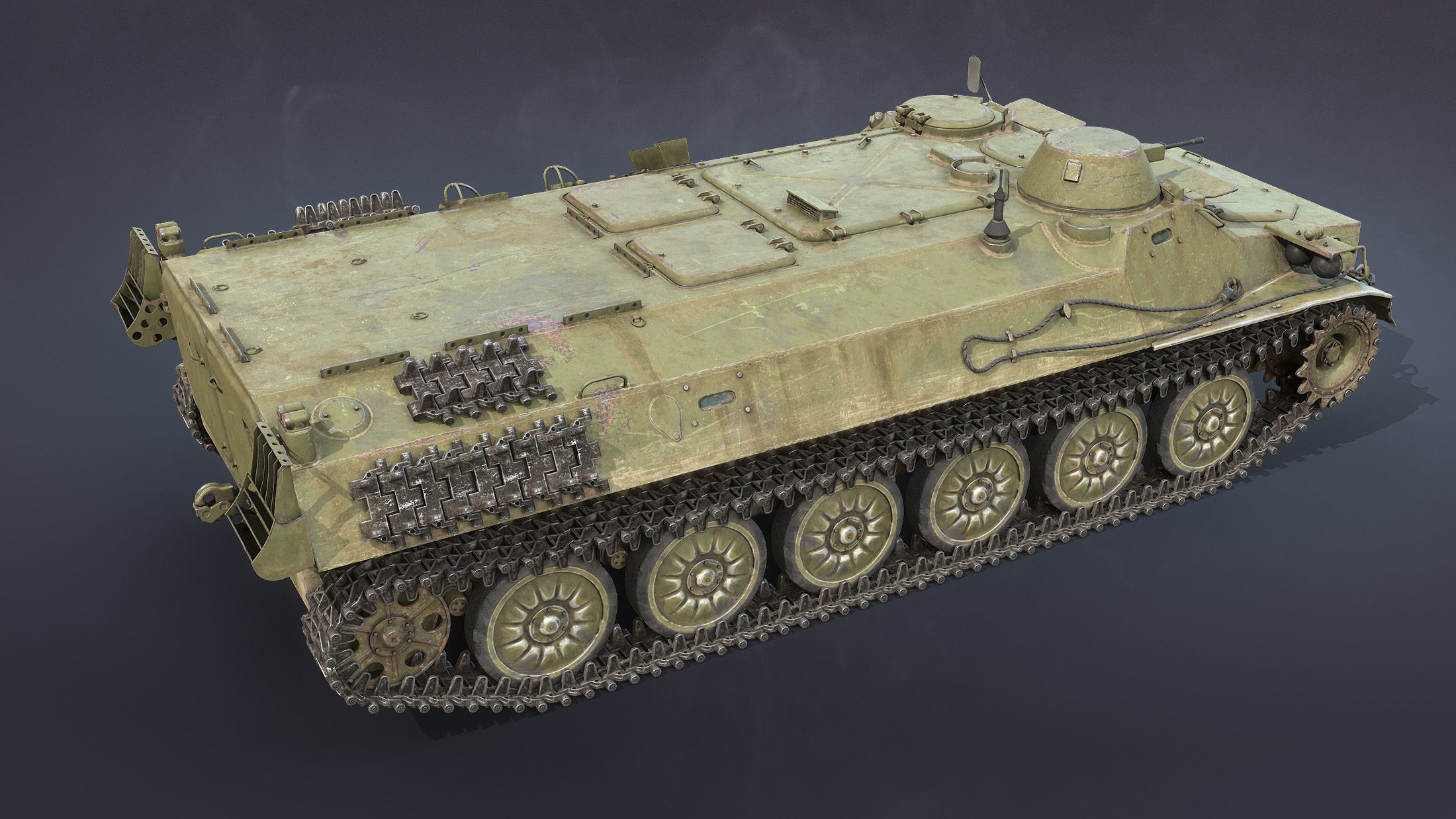 MT-LB Version 2 Low-poly 3D model_6