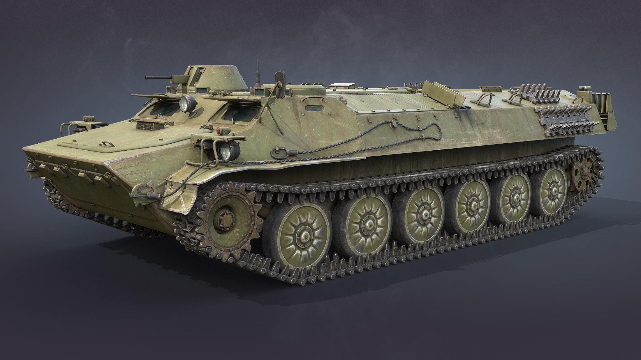 MT-LB Version 2 Low-poly 3D model_2