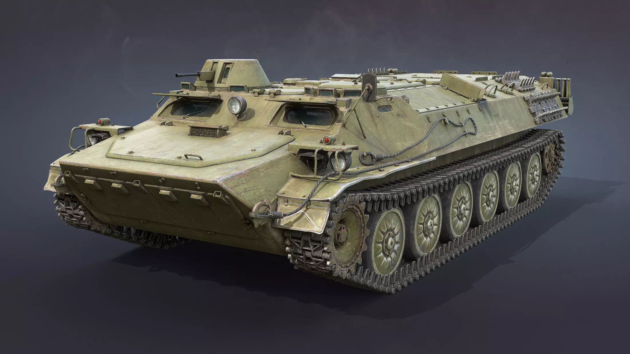 MT-LB Version 2 Low-poly 3D model_0