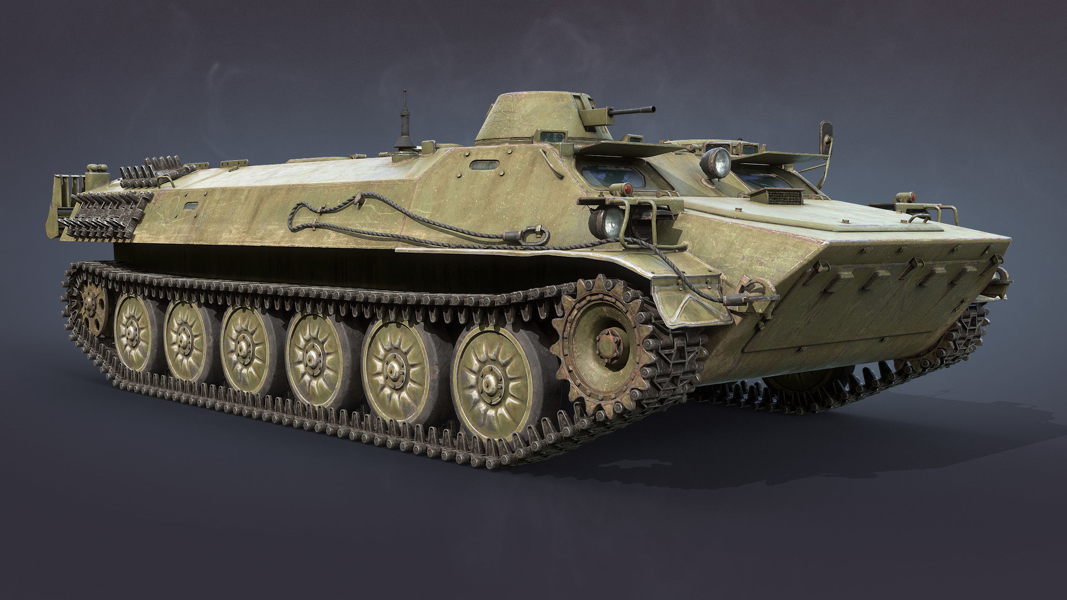 MT-LB Version 2 Low-poly 3D model_7