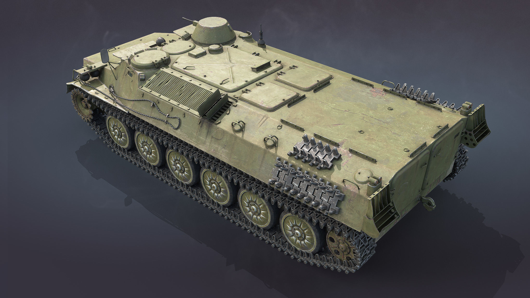 MT-LB Version 2 Low-poly 3D model_4