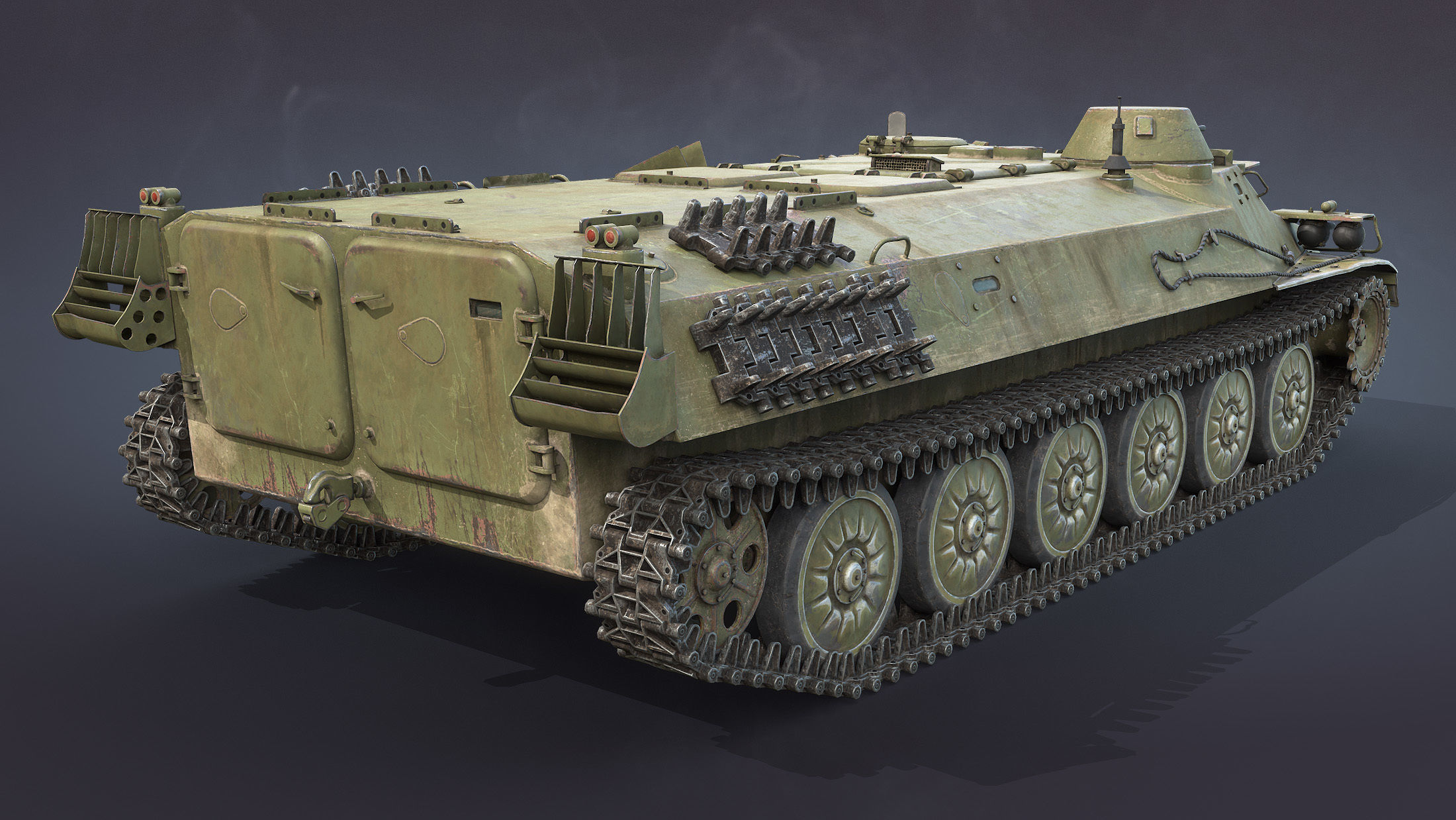 MT-LB Version 2 Low-poly 3D model_5