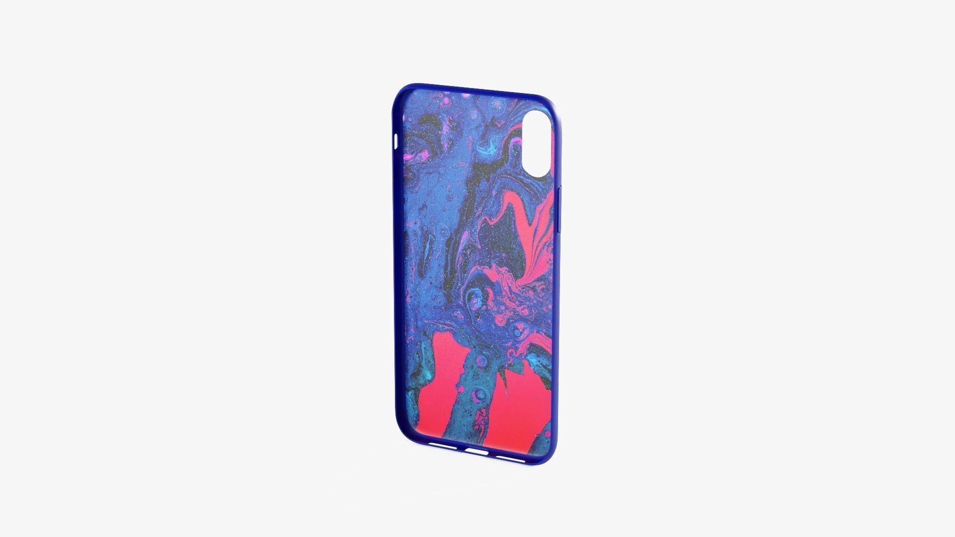 iPhone XS Case 3 Low-poly 3D model_8