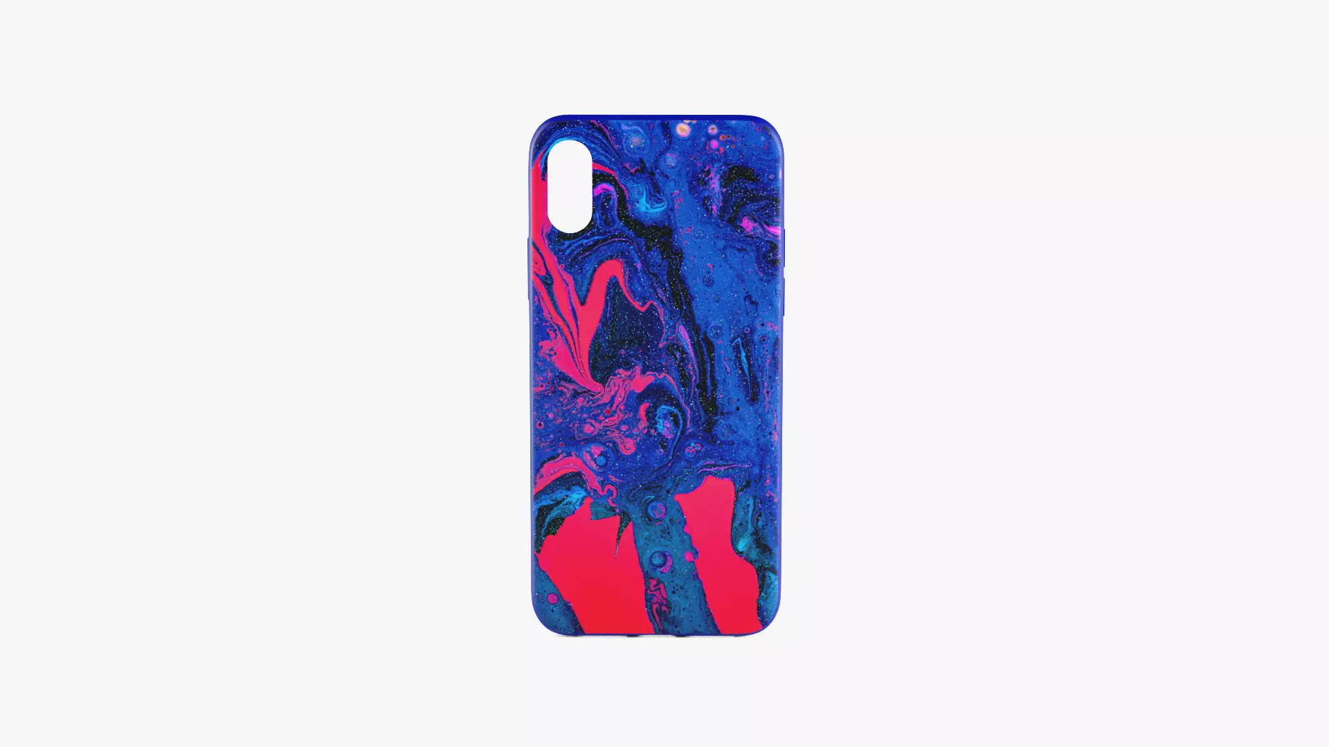 iPhone XS Case 3 Low-poly 3D model_0