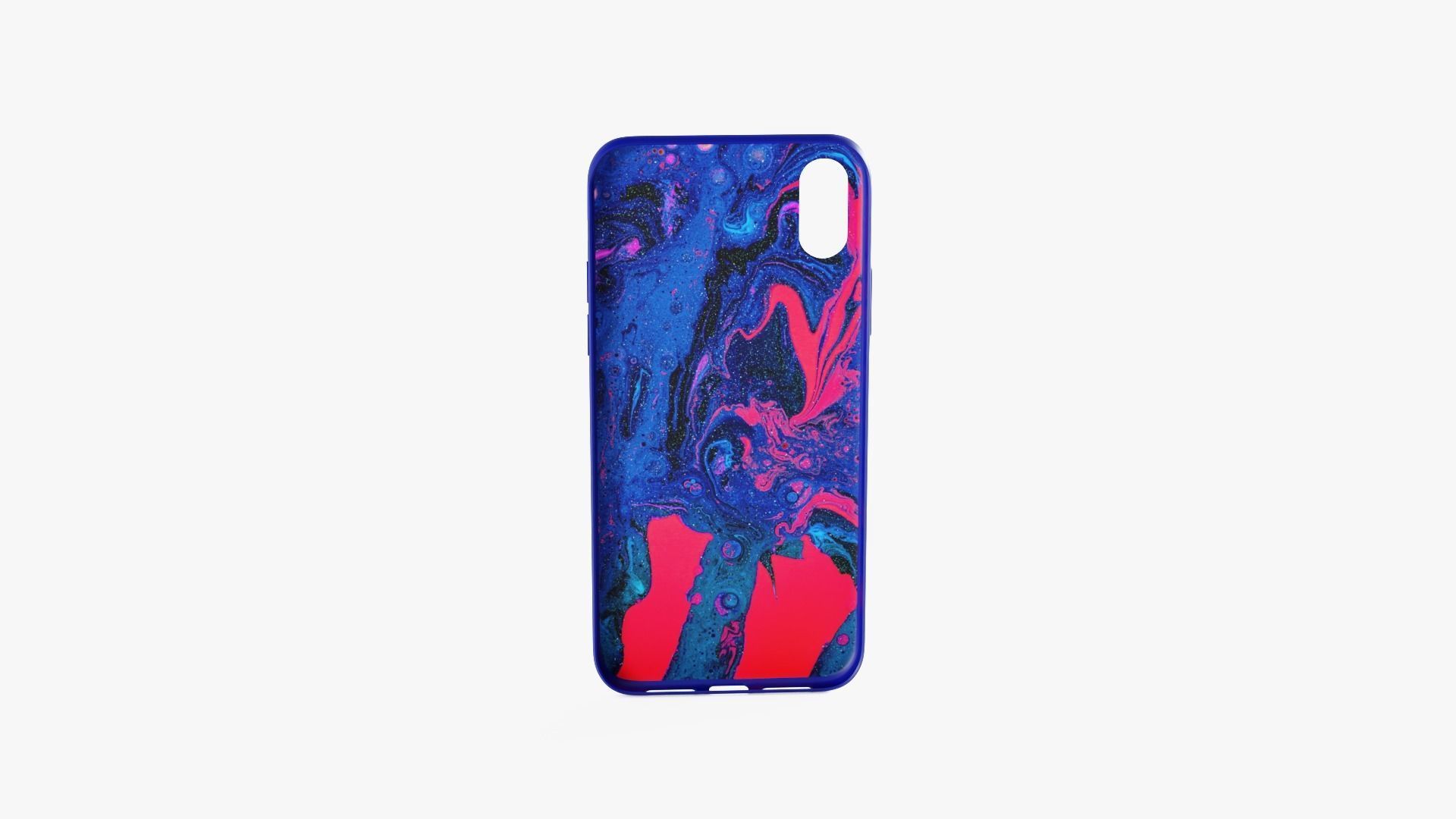 iPhone XS Case 3 Low-poly 3D model_9