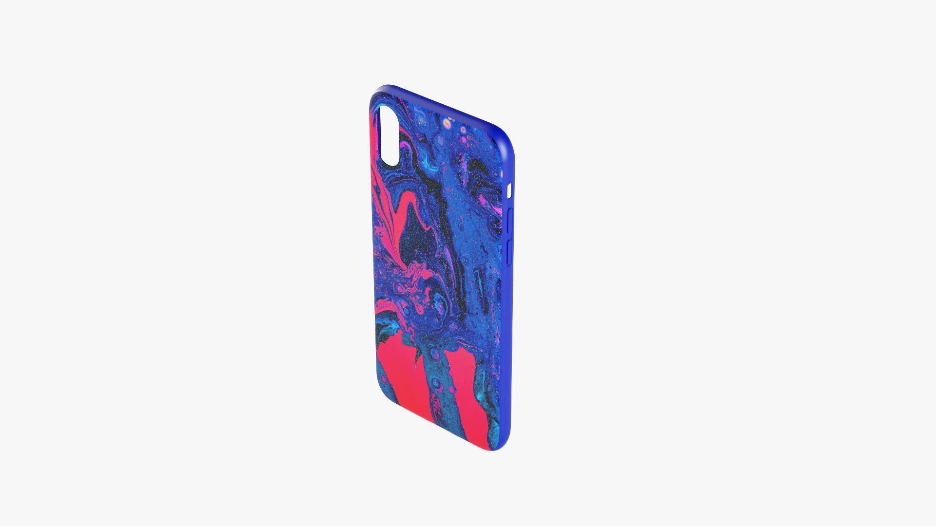 iPhone XS Case 3 Low-poly 3D model_1