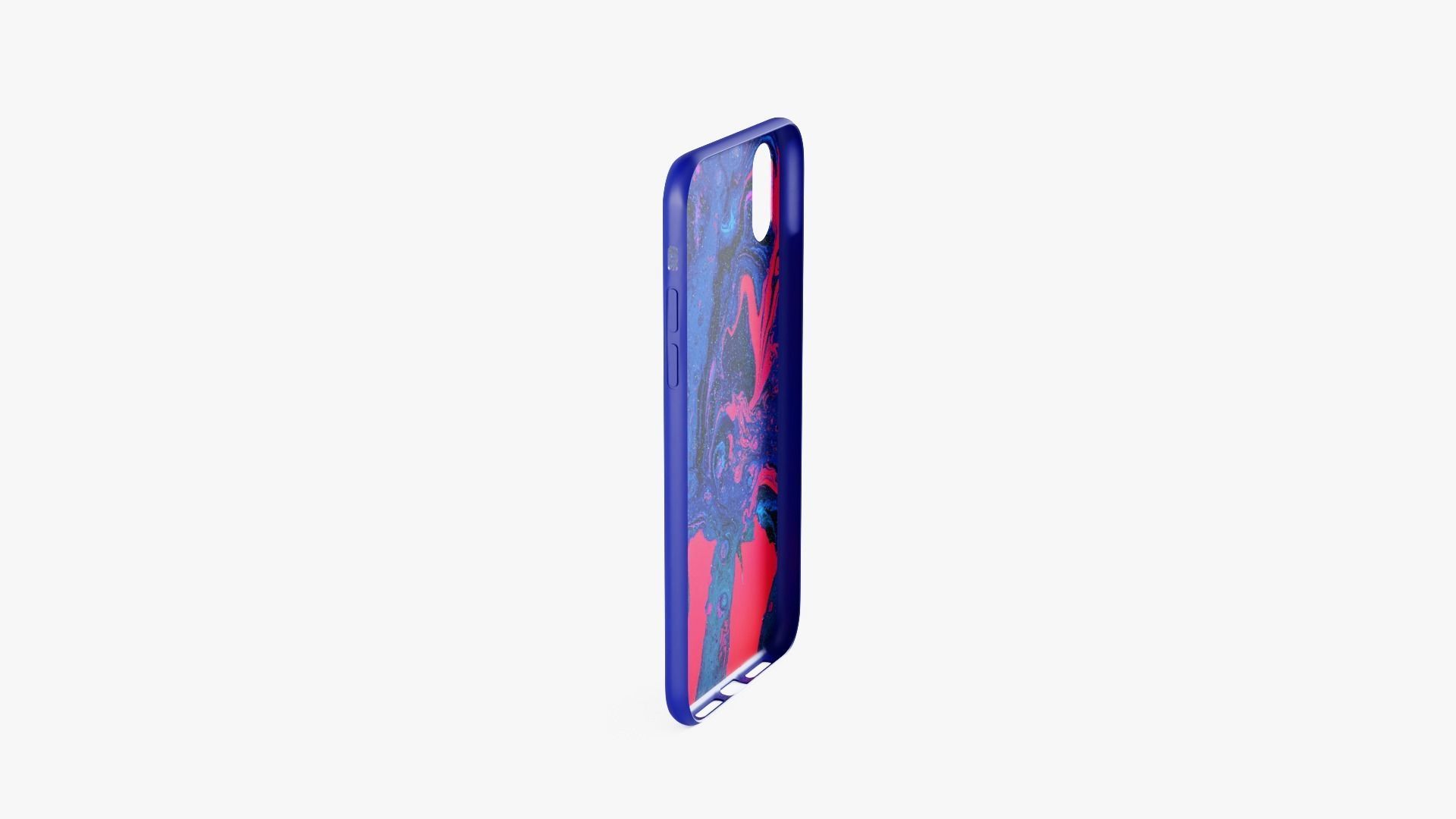 iPhone XS Case 3 Low-poly 3D model_12