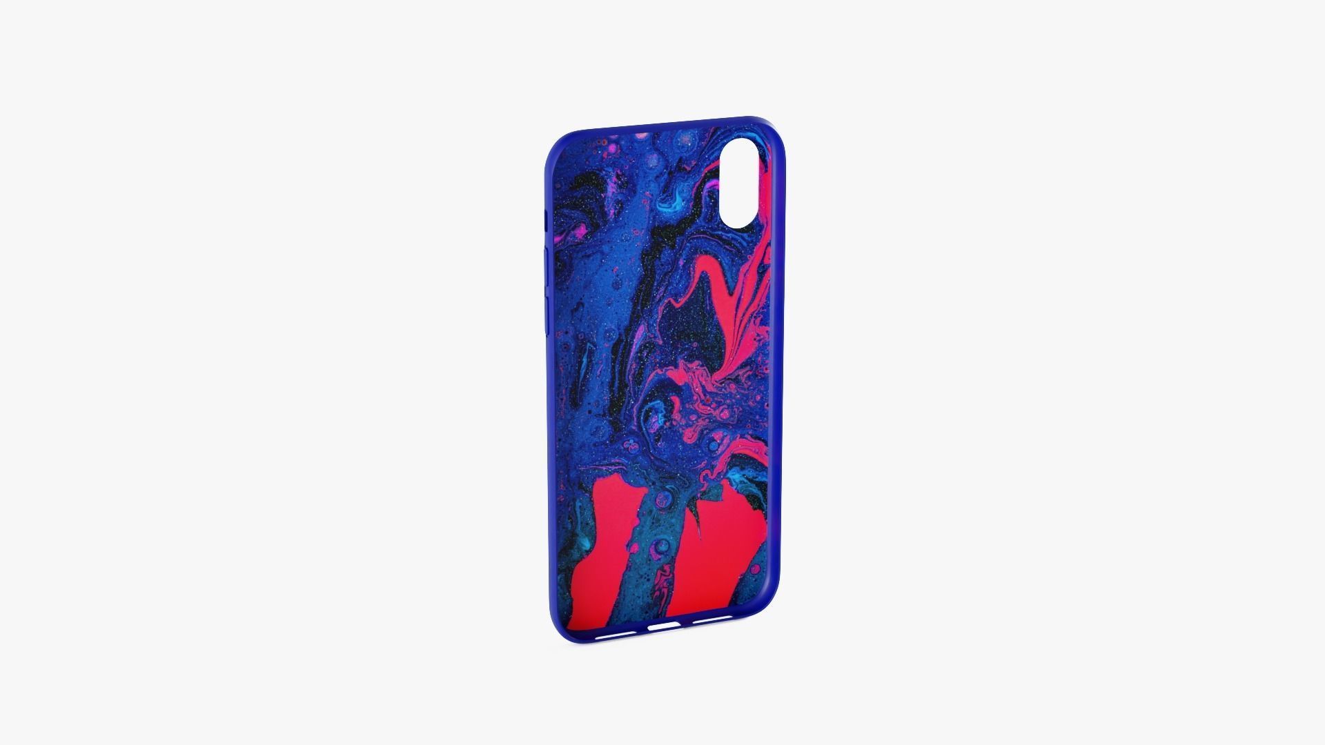 iPhone XS Case 3 Low-poly 3D model_10