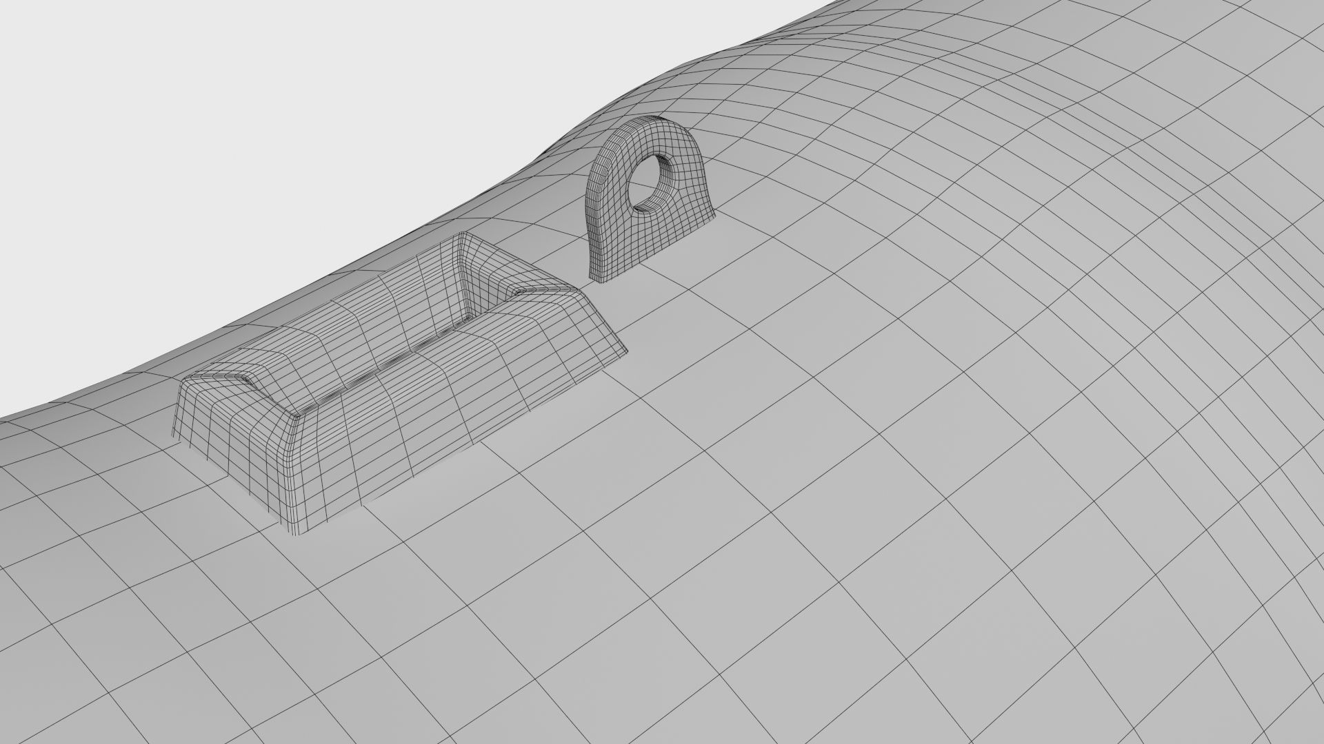 Medieval stone cannon supergun Faule Mette Low-poly 3D model_35