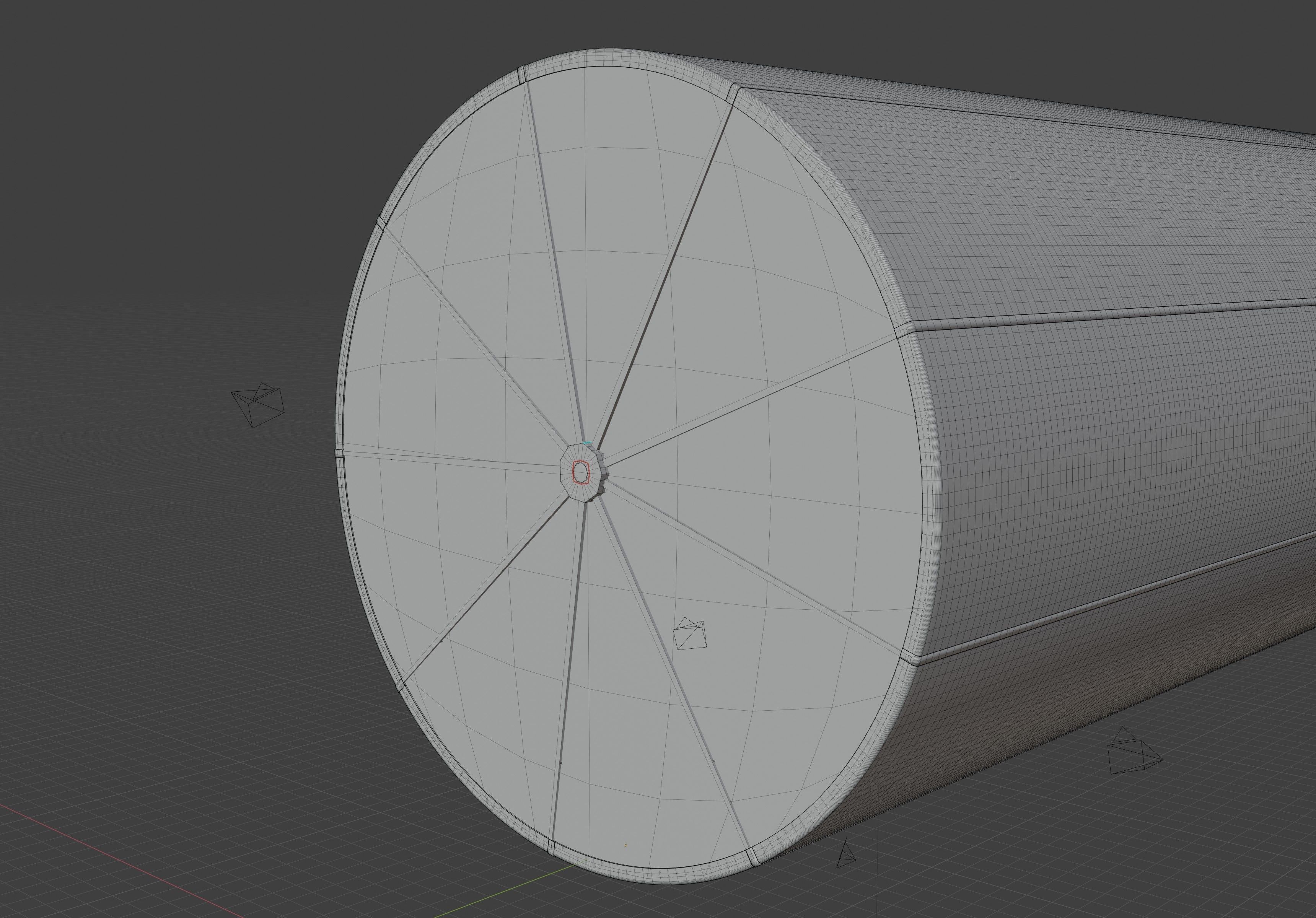O Neill cylinder 2 Low-poly 3D model_27