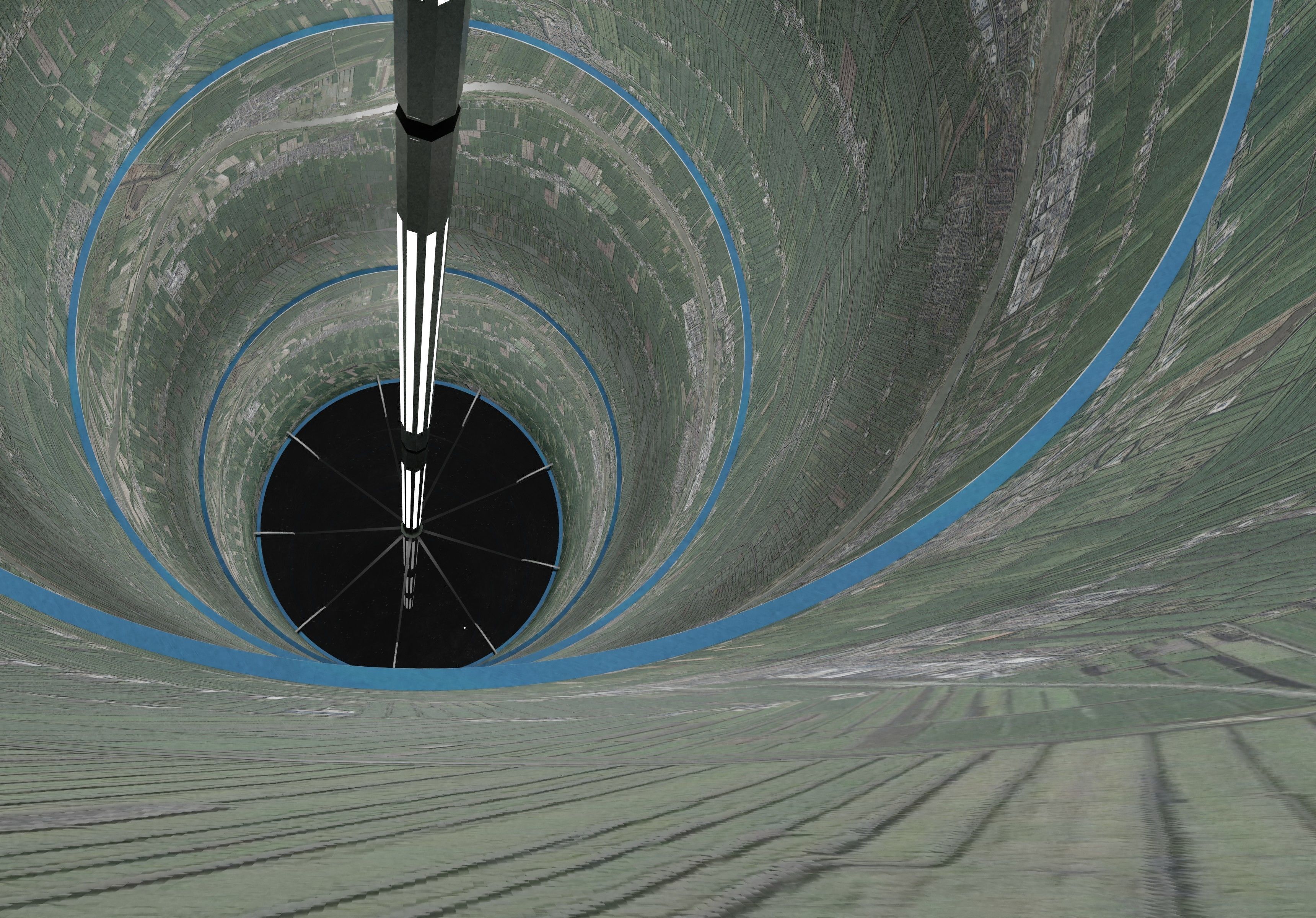O Neill cylinder 2 Low-poly 3D model_10