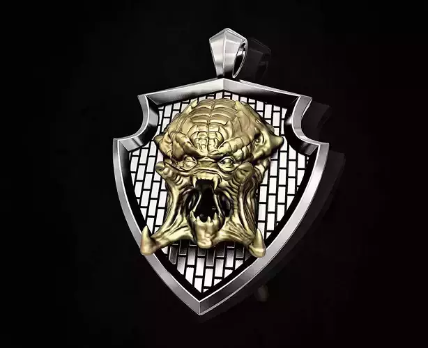 Predator Pendant 3D print model