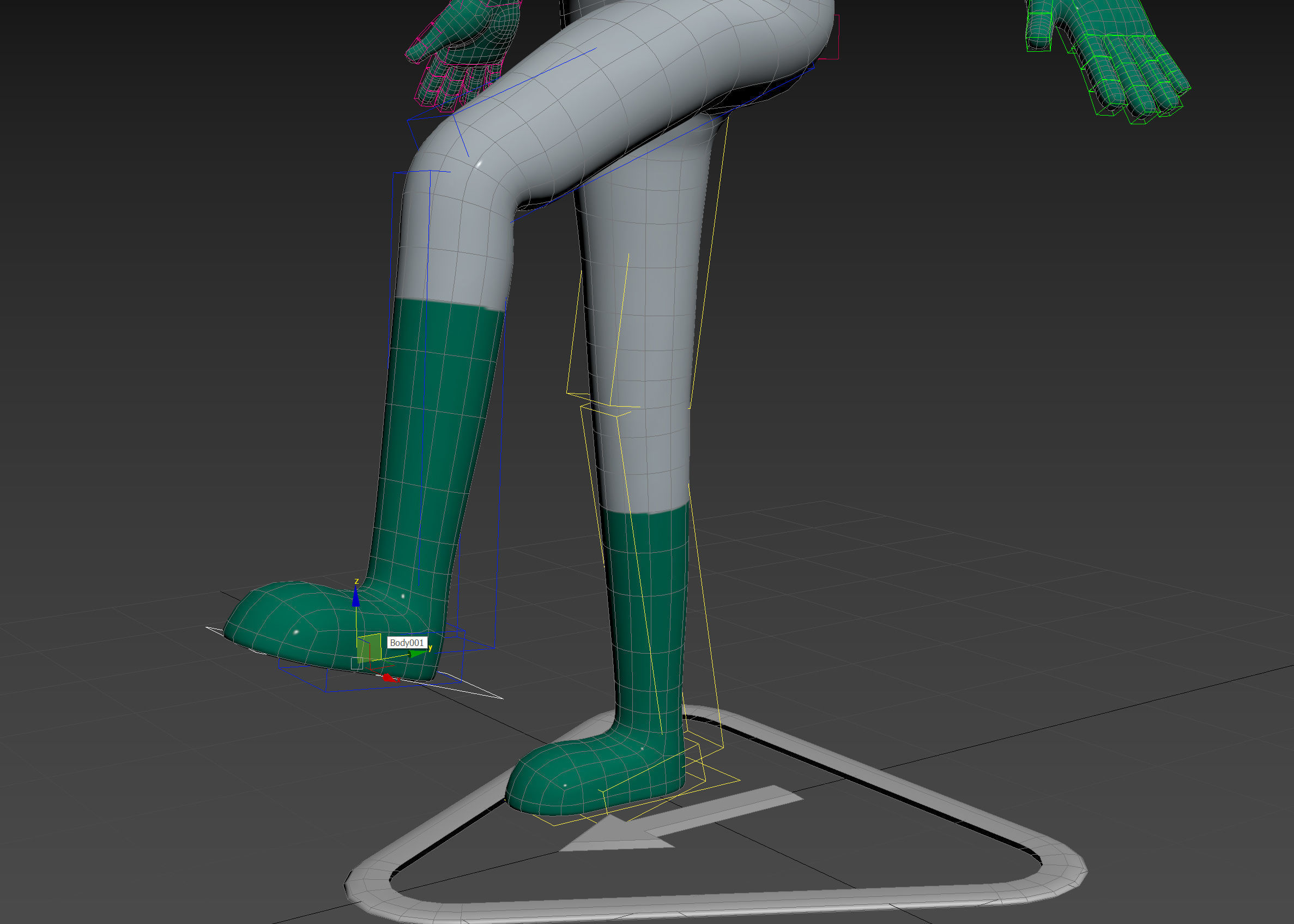 Character121 Rigged Man In Hazmat Suit 3D model_18