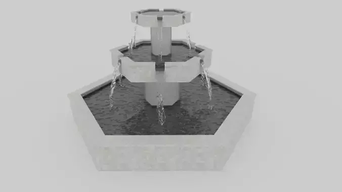 Water Fountain 3D model