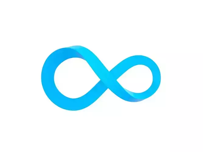 Infinity Symbol 2 3D model