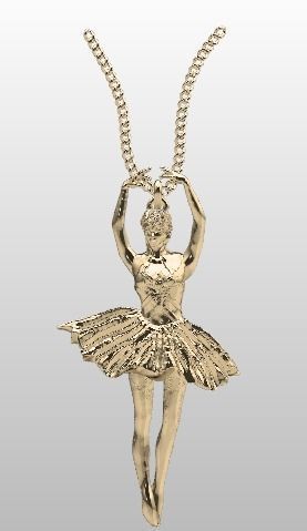 angel pendant 3D print model_2