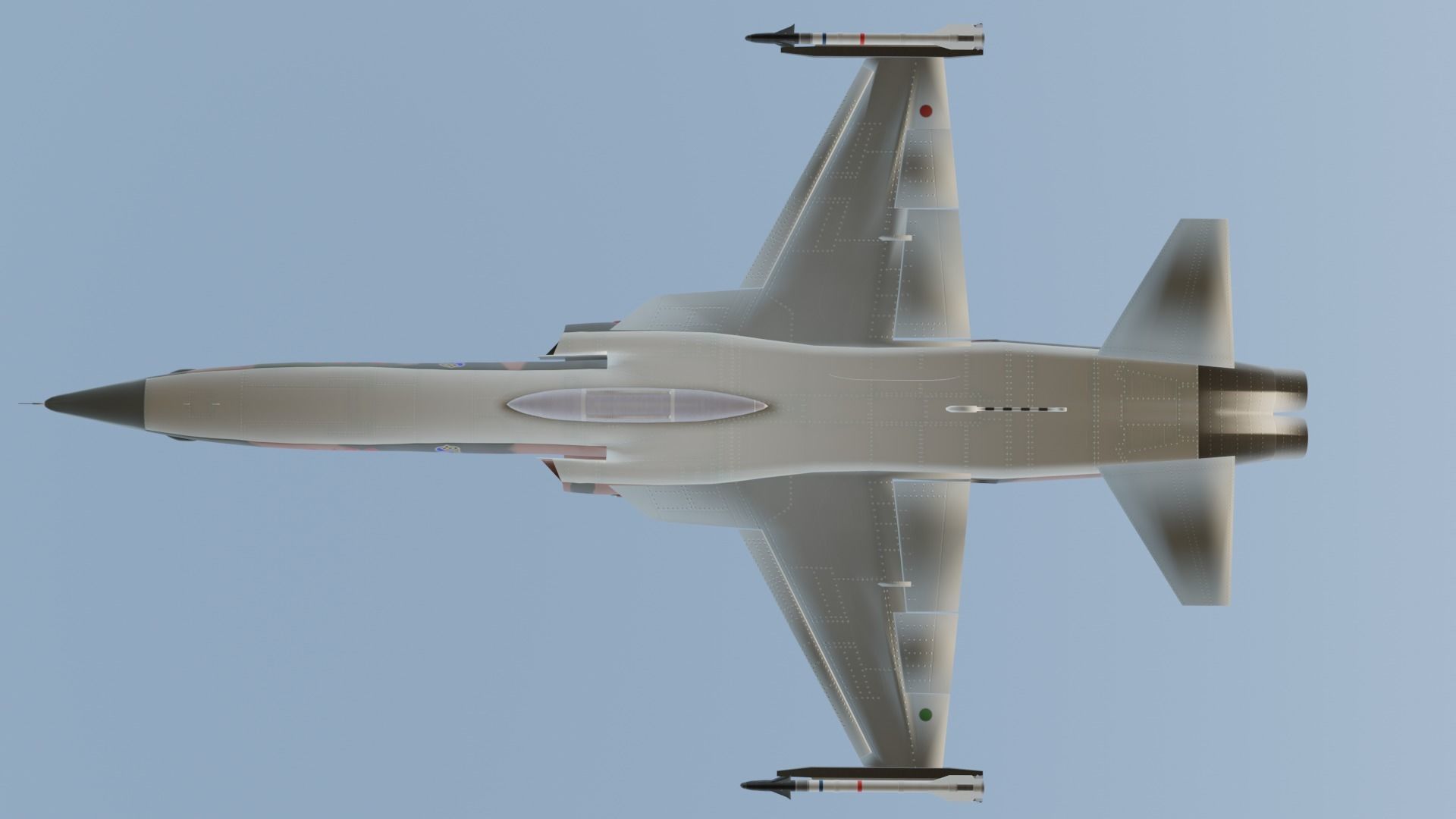 F-5E Jet Fighter Taiwan 3D model_20