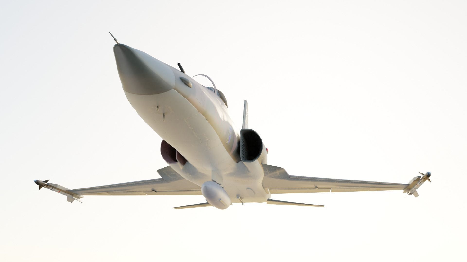 F-5E Jet Fighter Taiwan 3D model_23