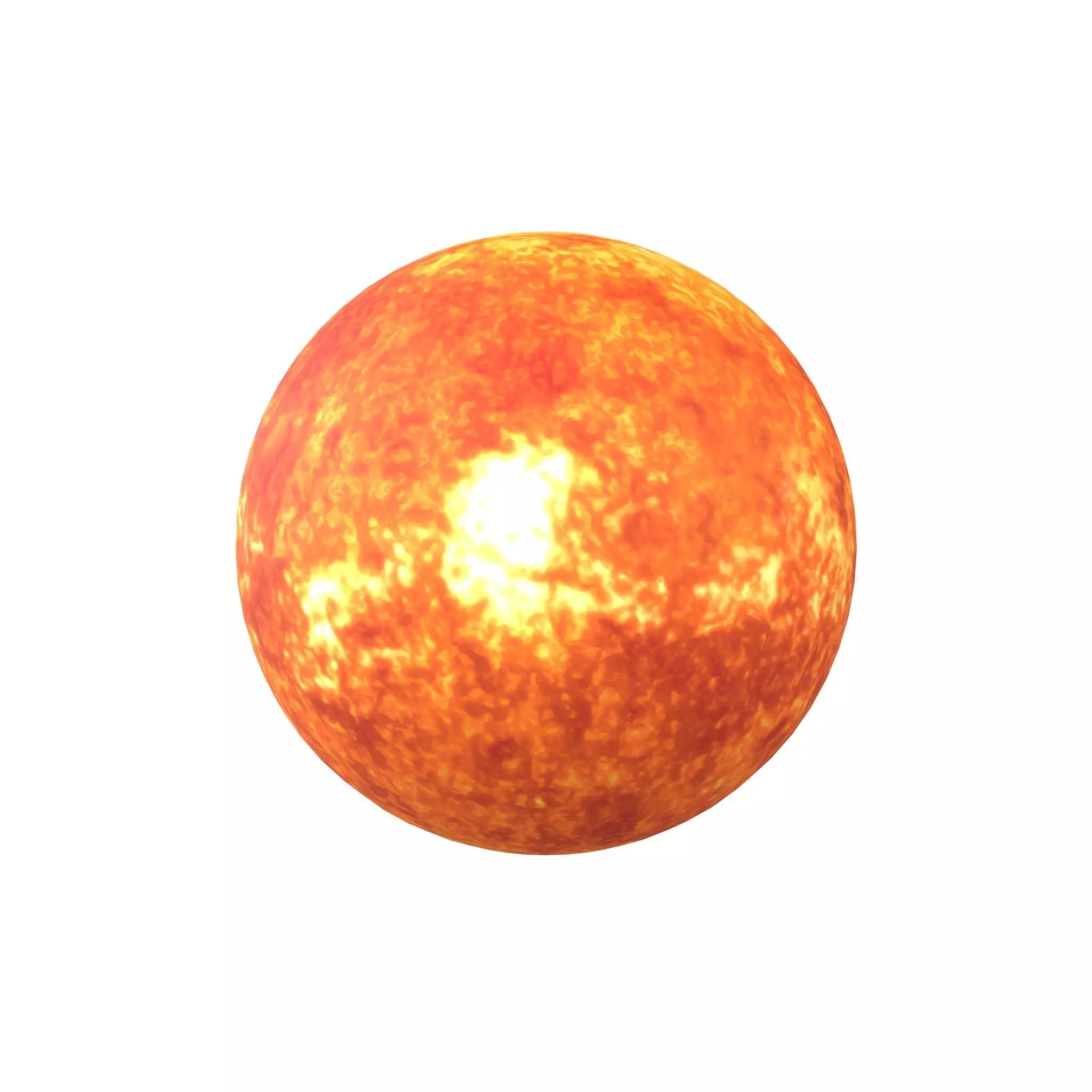 Sun v1 001 Low-poly 3D model_0