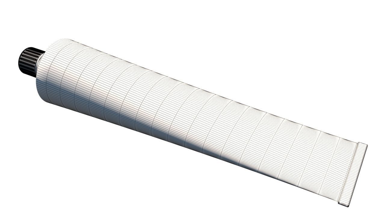 2 toothpaste colgate whitening Low-poly 3D model_11